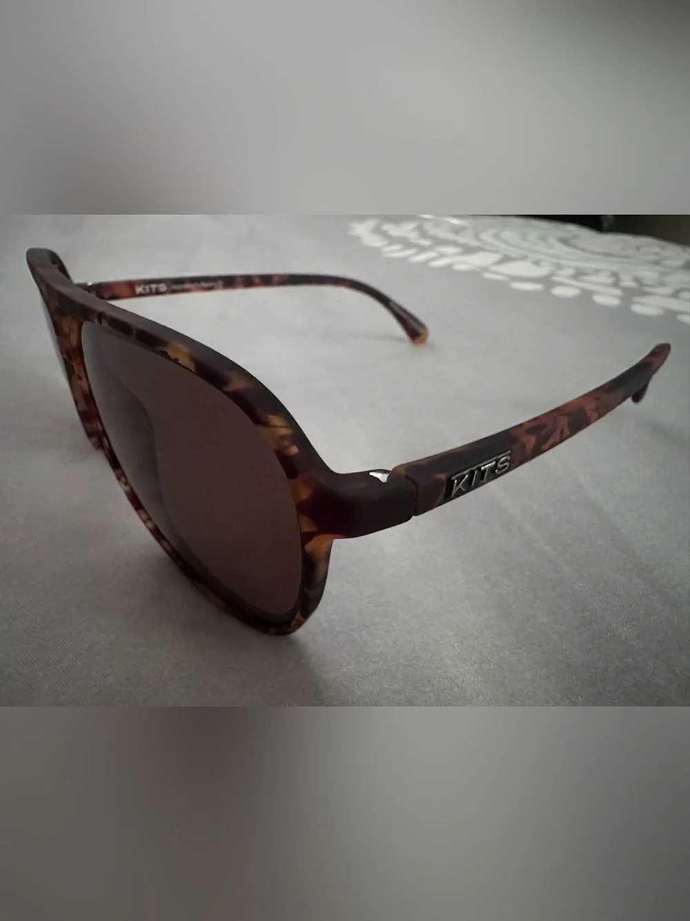 KITS Tortoiseshell Aviator Sunglasses - Brown